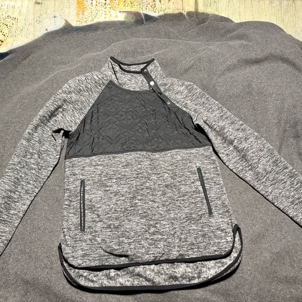 Legendary Gray and Black Pullover Sweater